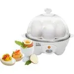 Elite Cuisine EGC-007 Maxi-Matic Egg Poacher/Cooker - 7 Egg - White