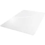 Valuemat Vinyl Rectangular Chair Mat for Hard Floor - 48" x 60"