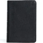 CSB Large Print Compact Reference Bible, Black Leathertouch: CSB Compact Reference Bible, Black Leathertouch: Christian Standard Bible, Black Leathertouch, Reference Bible