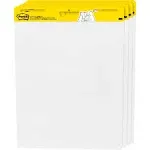 Post-it - Self-Stick Easel Pads, White, 30 Sheets - 4 Pack