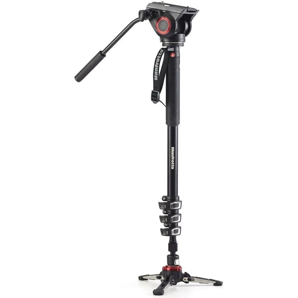 Manfrotto MVMXPRO500 Xpro Aluminum Video Monopod With 500 Series Video Head