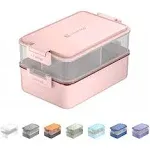 Stackable Bento Box Adult Lunch Box | Meet All You On-the-Go Needs for Meal Prep