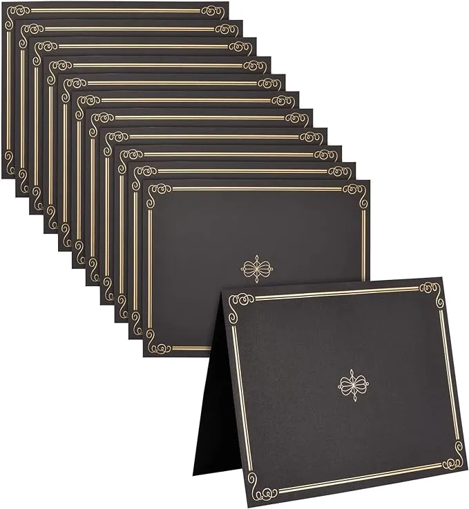 12-pack Navy Blue Certificate Holders - Use As Award, Diploma Cover, Letter-size