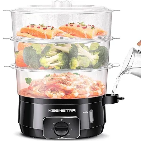 KEENSTAR 13.7QT Electric Food Steamer