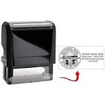 Ohio Notary Stamp | Standard Self Inking Model, 2.75x1.0 Inch Rectangular Prints