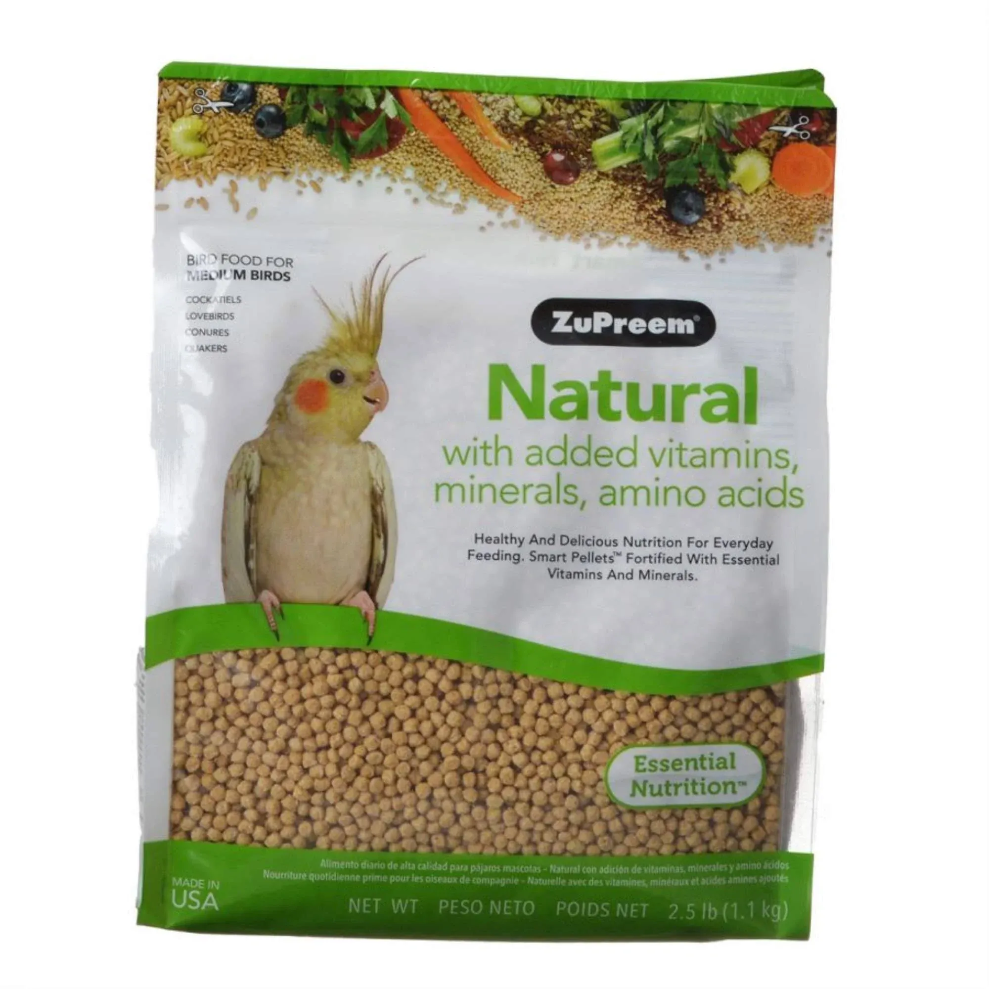 ZuPreem 2.5 lb Zupr Maintenance Cocktiel Food