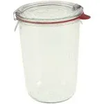 3/4 Mold Jar - Box of 6 glass pot --New free freight