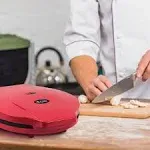 Commercial Chef CHQP12R 12-Inch Pizza Maker