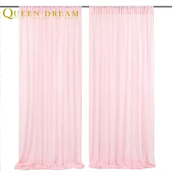 QueenDream Sheer Curtain Drapes