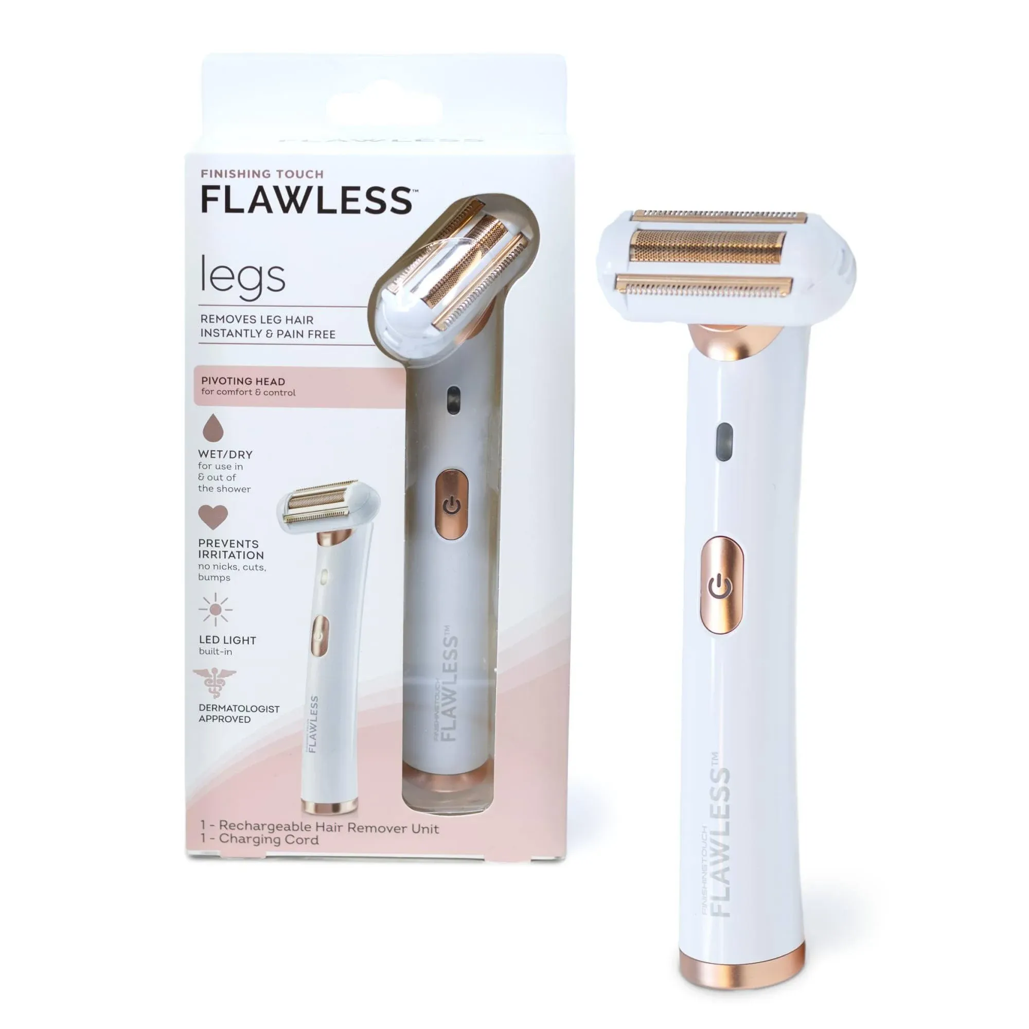 Finishing Touch Hair Remover, Rechargeable, Legs - 1 ea