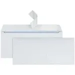 Office Depot Brand #10 Security Envelopes, Clean Seal, 30% Recycled, White, Box of 500