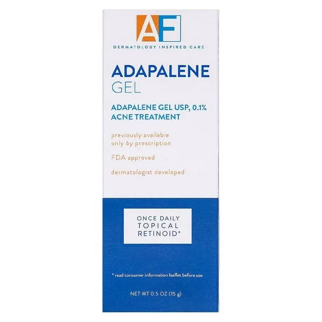 AcneFree Adapalene Gel 0.1% Once-Daily Topical Retinoid Acne Treatment