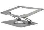 Uncaged Ergonomics Swivel Laptop Stand Space Gray