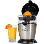 Hands Free Electric Citrus Juicer, 1-Button Juicer Machine, Orange Lime Grape...