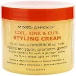 Mixed Chicks Coil Kink & Curl Styling Cream - 12 fl oz jar