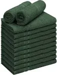 Utopia Towels Cotton Bleach Proof Salon Towels (16x27 inches) - Bleach Safe Gym Hand Towel (12 Pack, Grey)