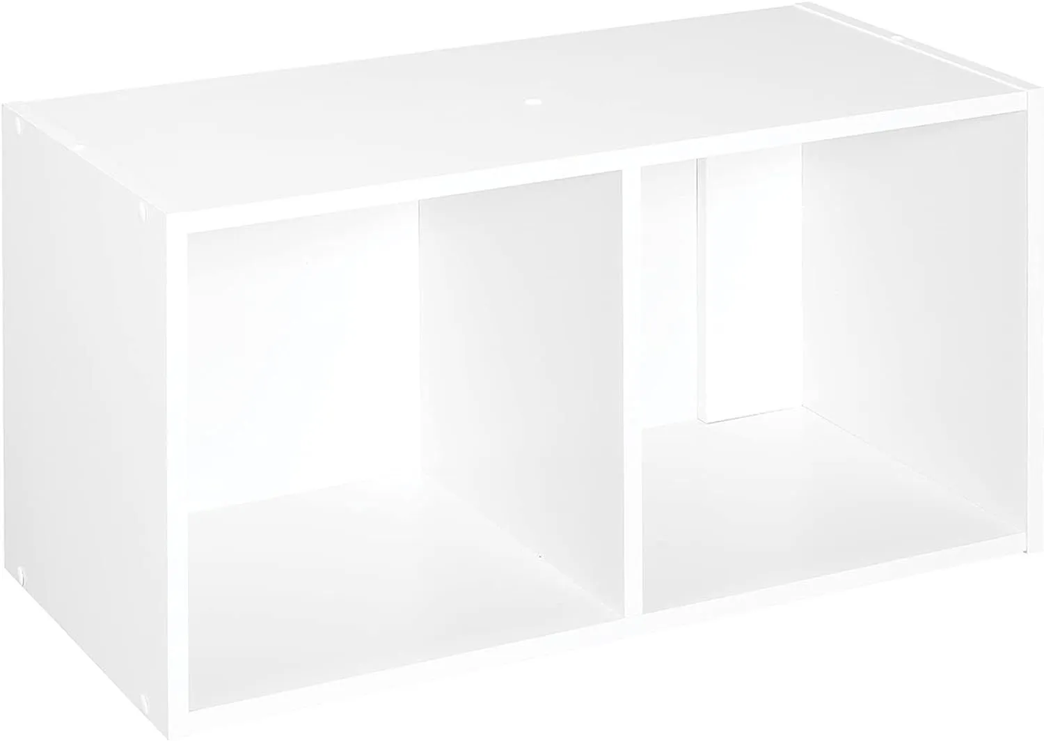 ClosetMaid Cubeicals 2 Cube Storage Shelf Organizer Bookshelf, 2-Cube, White 