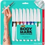 Bic Body Mark Tattoo Marker Fine Tip 8-Pack Blister Wholesale in pack