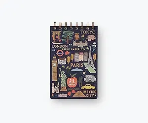 Bon Voyage Top Spiral Notebook