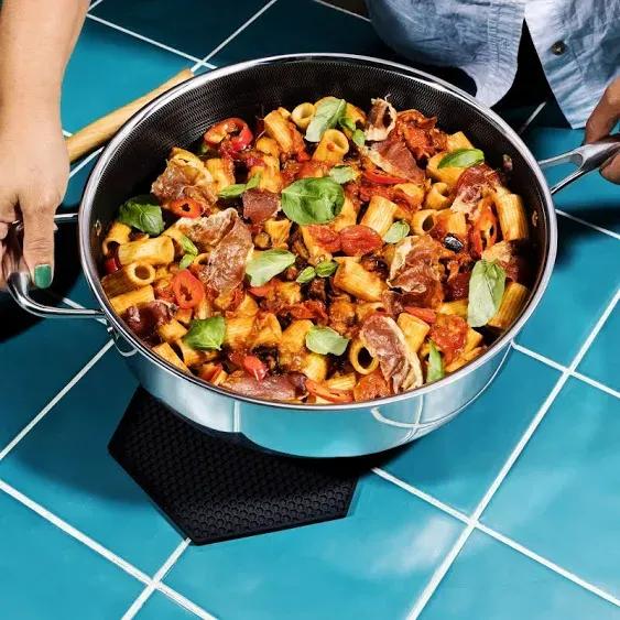 5.5QT Hybrid Deep Sauté Pan with Lid — Default Title