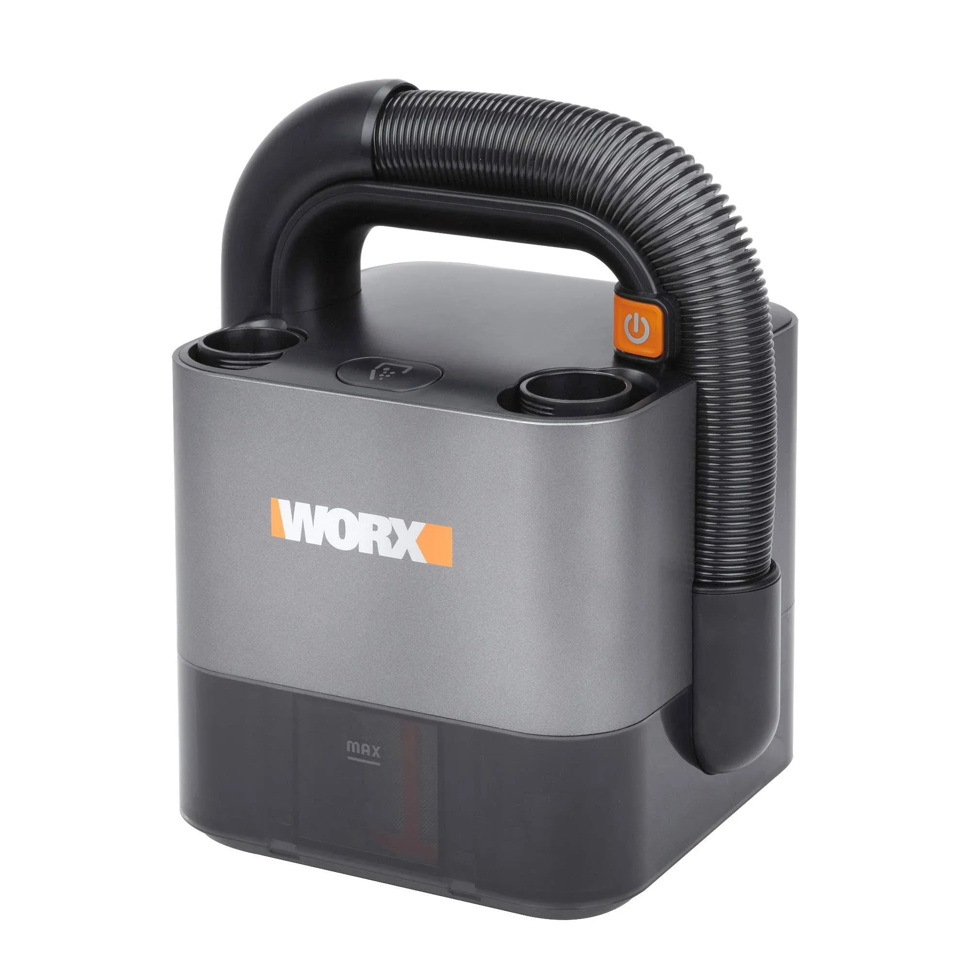 WORX WX030L 20V Power Share Cordless Cube Vac Compact Vacuum Cleaner, Black