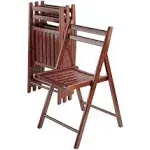 Winsome Wood Robin Seating, Walnut (Set of 4)