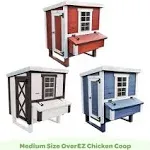 OverEZ Medium Farmhouse Chicken Coop