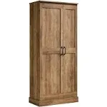 Sauder Select Storage Cabinet in Rural Pine