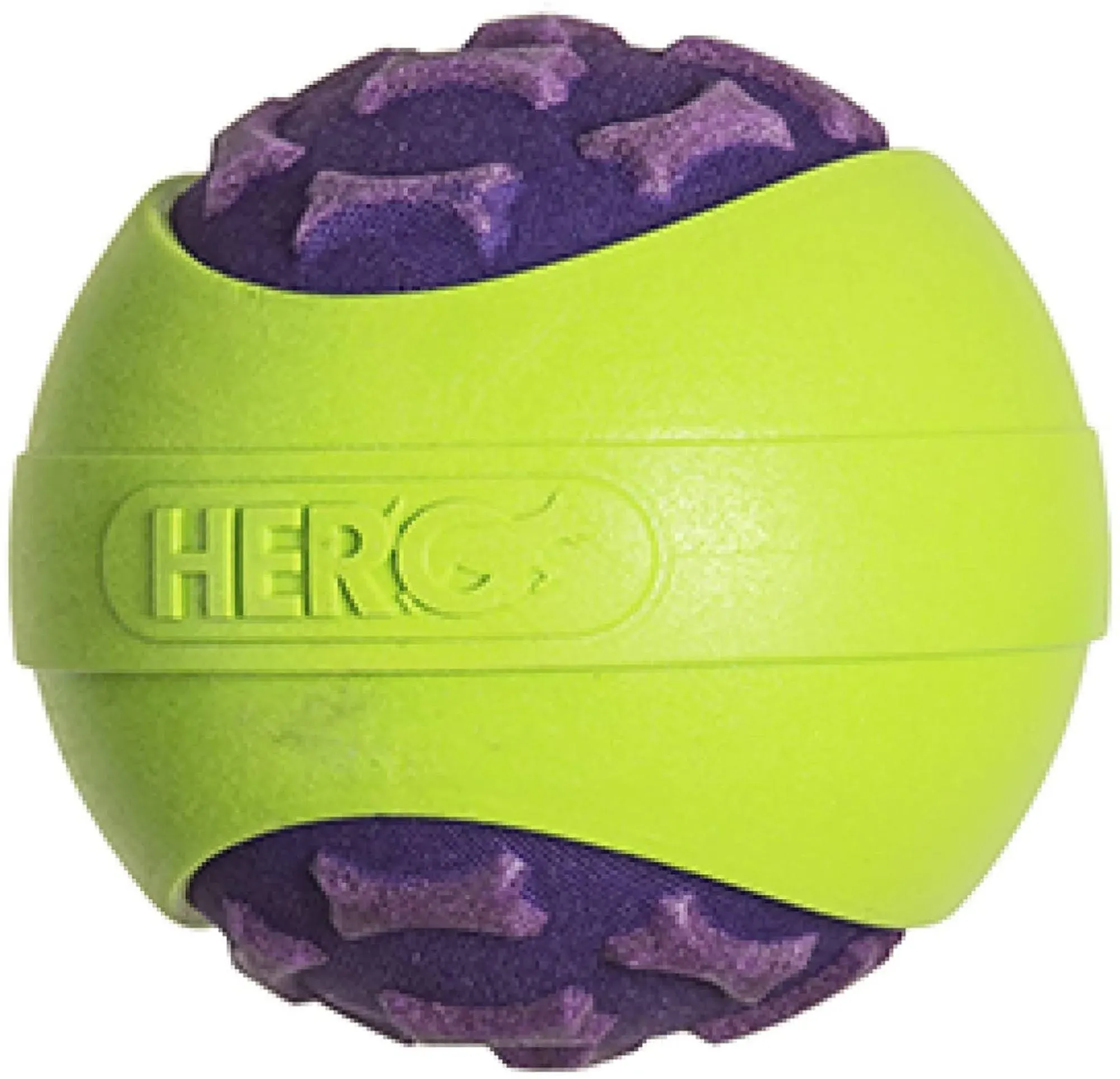 Hero Outer Armor Ball Dog Toy, Small, Purple