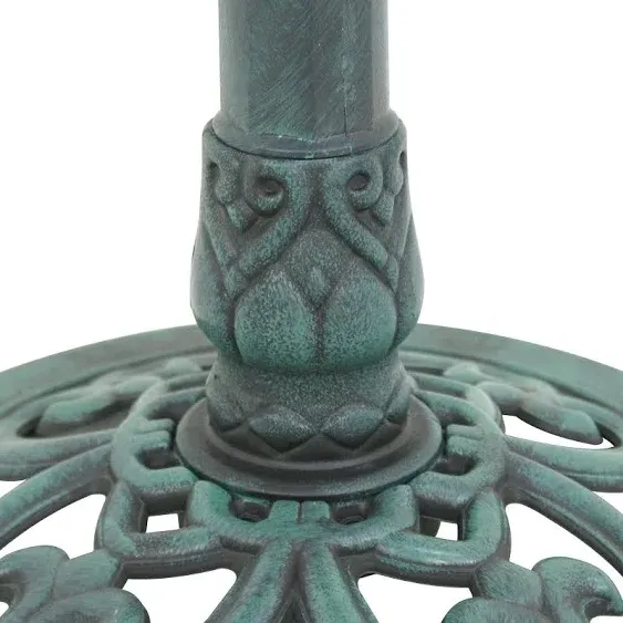 28 inch Height Pedestal Bird Bath Outdoor Garden Decor Vintage Yard Art