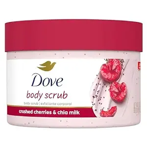 Dove Exfoliating Body Polish Crushed Cherries & Chia Milk - 10.5 oz