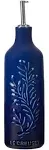 Le Creuset Olive Branch Collection Stoneware Embossed Oil Cruet, 20 oz., Indigo