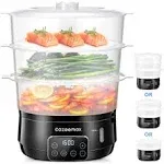 Cozeemax 13.7QT Electric Food Steamer