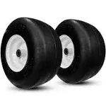 HORSESHOE New 13X6.50-6 Flat Free Smooth Tire W/Steel Wheel Fits Many Residentia