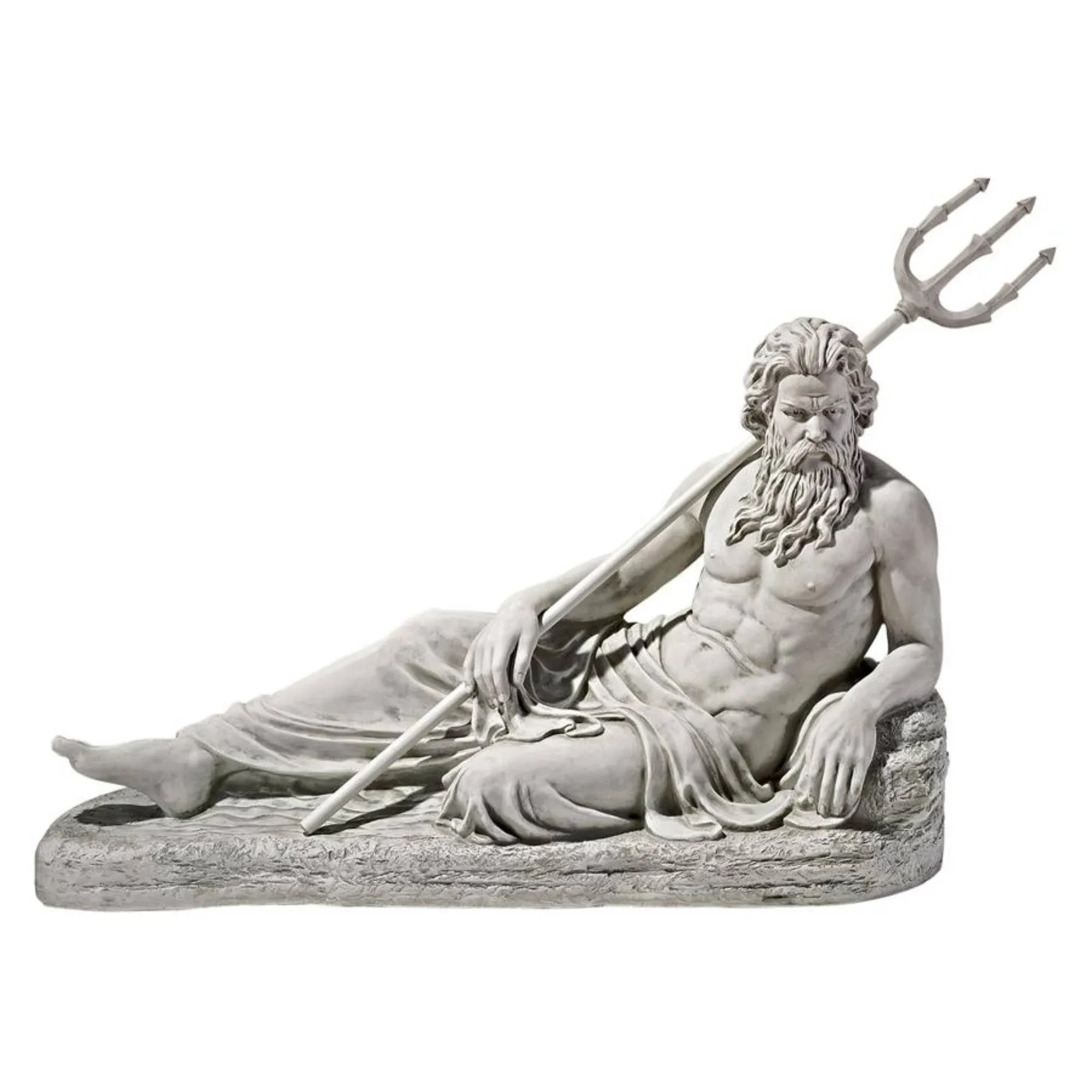 "Neptune of St. John's Lock, River Thames Statue (1854)"