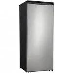 Danby Designer 11 Cu. ft. Refrigerator, Black/Stainless Steel (DAR110A1BSLDD)