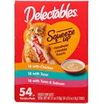 Hartz Delectables Squeeze Up Interactive Lickable Wet Cat Treat Flavor Variety.