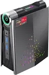 KAMRUI Mini Gaming PC AMD Ryzen 7 5700u 16GB Ram 512gb NVMe SSD Black