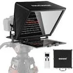 NEEWER Teleprompter X14 with RT-110 Remote &amp; APP Control for iPad Android Tablet