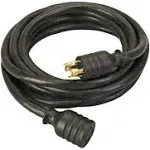 Reliance Controls Corporation PC3020 30-Amp, 20-Foot Generator Power Cord for Generators Up to 7,500 Running Watts