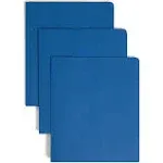 Smead Heavyweight 2-Pocket Portfolio Folders, Dark Blue, 25/Box (87854) | Staples