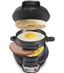 Hamilton Beach 25477 Black Breakfast Sandwich Maker