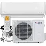 Pioneer Diamante Ultra 9,000 BTU 23 SEER Wi-Fi Ductless Mini-Split Inverter++ Air Conditioner Heat Pump Full Set with 16 ft. Kit - 230V