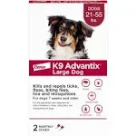 Elanco K9 Advantix For Large Dogs Flea Prevention and Treatment 2 Monthly Doses