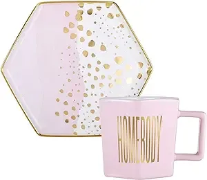 Hexagon Mug & Saucer Set - Homebody by Slant Collections