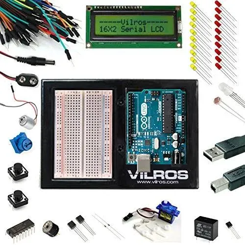 Arduino Uno Ultimate Starter Kit + LCD Module - Includes 72 Page Instruction Book