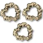 Celestial Silk Mulberry Silk Scrunchies for Hair (Small, Ivory, Black, Taupe)