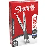 Sharpie S-Gel Premium Metal Barrel Pen, Medium 0.7 mm, Blue Ink, Gun