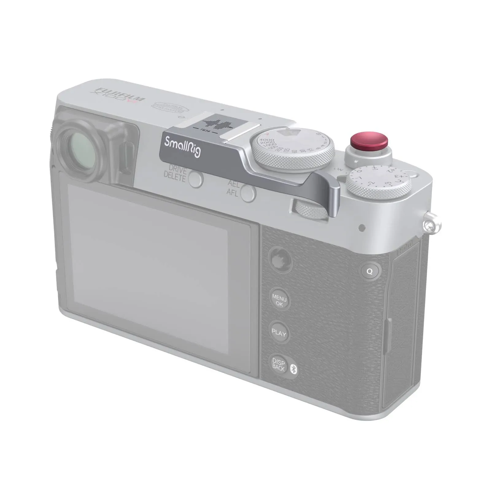 SmallRig Thumb Grip For Fujifilm X100VI / X100v Silver 4566