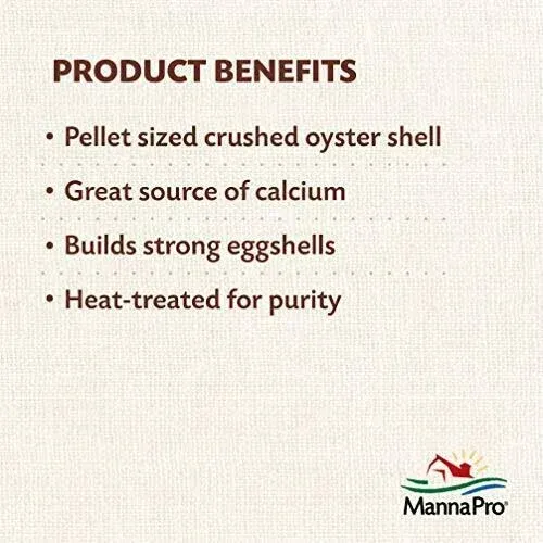 Manna Pro Oyster Shell, 5-Pounds